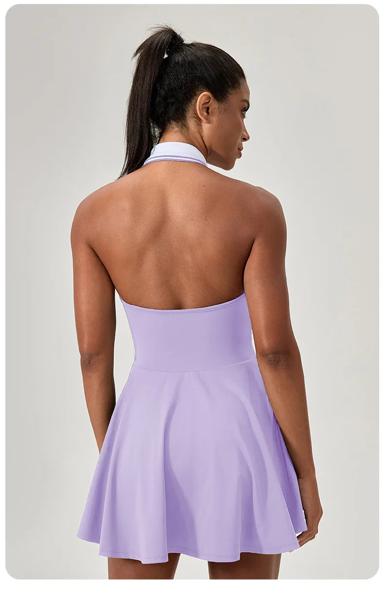 Women Tennis Skirt Summer Solid Color Outdoor Running Suit Breathable Quick Dry Workout Clothes Golf Dress Female Sportswear - Buy online at  Vibe In Cart.