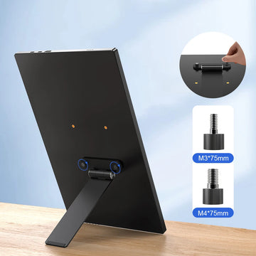 Adjustable Monitor Stand with VESA 75x75mm for 13-24 Inch Monitors