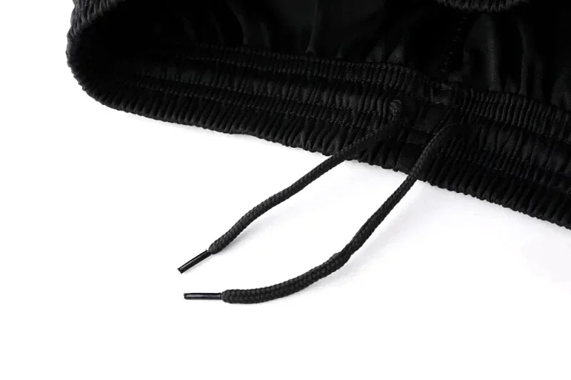 Men's Polyester Soccer Referee Uniform with Jersey and Shorts