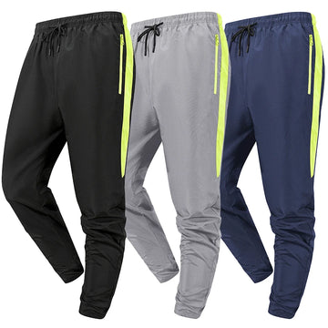Men's Colorblock Patchwork Sports Pants with Zipper Side Pockets Spring Fall Breathable Quick Dry Hiking Running Trousers - Buy online at  Vibe In Cart.