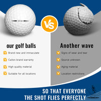 Caiton 50pcs 2-Layer Golf Balls - 332 Dimple, Max Distance, Spin Control, Durable, Precision - For Golf Training & Play - Buy online at  Vibe In Cart.