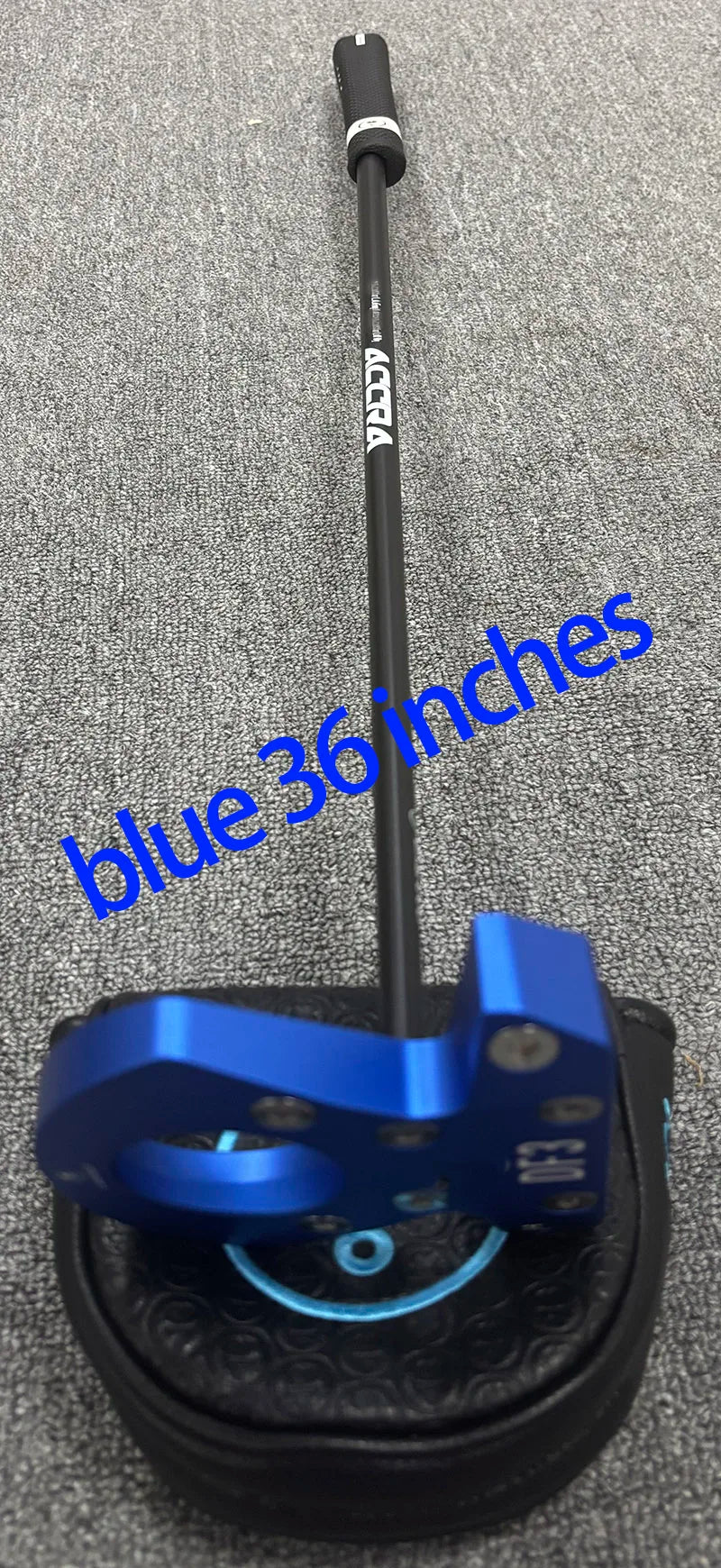 Right-Handed Golf Putter, 33-36 Inch, Graphite Shaft, 2 Degree Offset