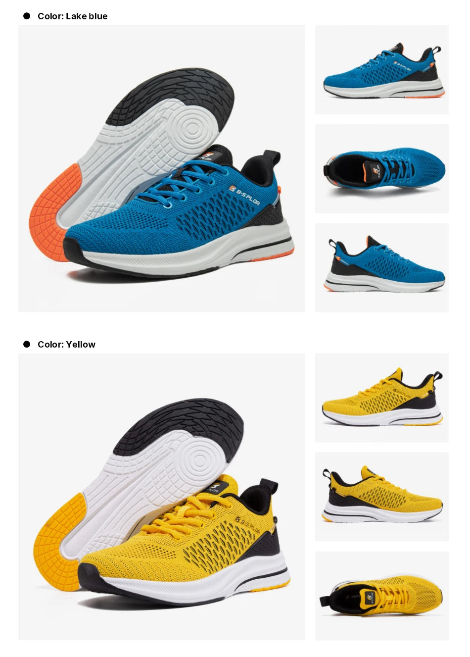 Baasploa Lightweight Running Shoes For Men Comfort Men's Designer Mesh Casual Sneakers Lace-Up Male Outdoor Sports Tennis Shoes - Buy online at  Vibe In Cart.