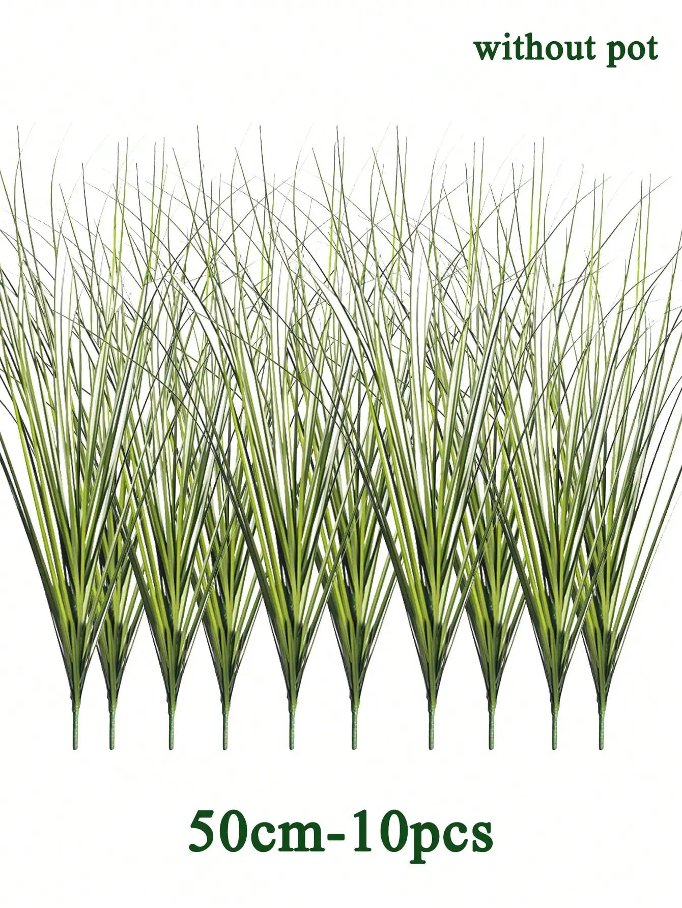 Artificial Reed Grass Large Fake Onion Grass Plants Tropical Green Plants Leaves Bouquet PVC Grass For Wedding Garden Offic - Buy online at  Vibe In Cart.