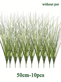 Artificial Reed Grass Large Fake Onion Grass Plants Tropical Green Plants Leaves Bouquet PVC Grass For Wedding Garden Offic - Buy online at  Vibe In Cart.