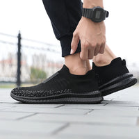 2025 Breathable Men Casual Shoes Lightweight Outdoor Male Walking Shoes Anti-slip Men's Sneakers Slip on Flats Vulcanized Shoes - Buy online at  Vibe In Cart.