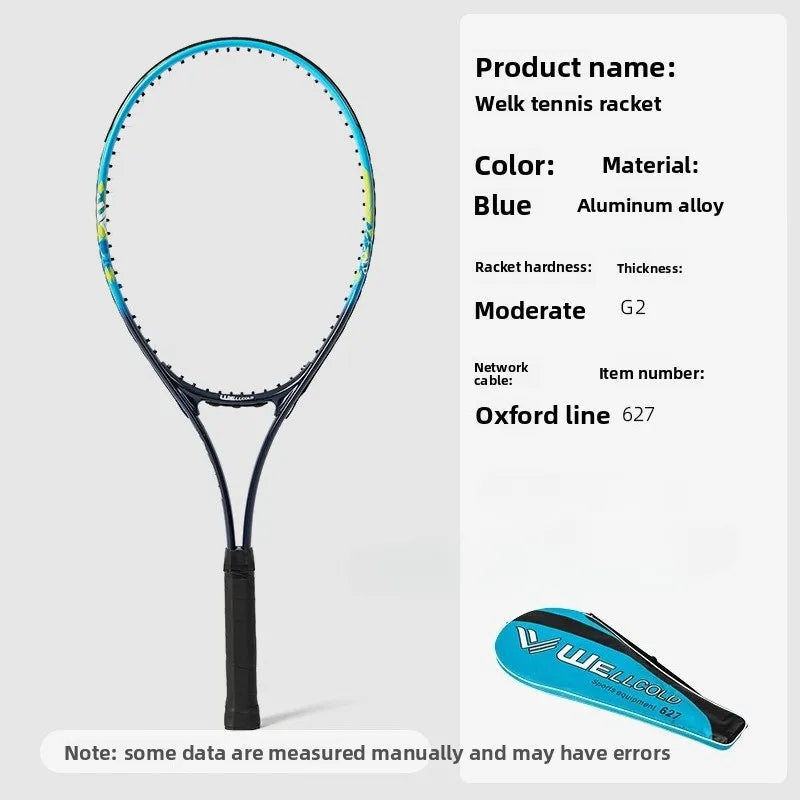 Adult Beginner Female Outdoor One-piece Aluminum Alloy Tennis Racket Male Indoor Single Training One-piece Tennis Racket - Buy online at  Vibe In Cart.