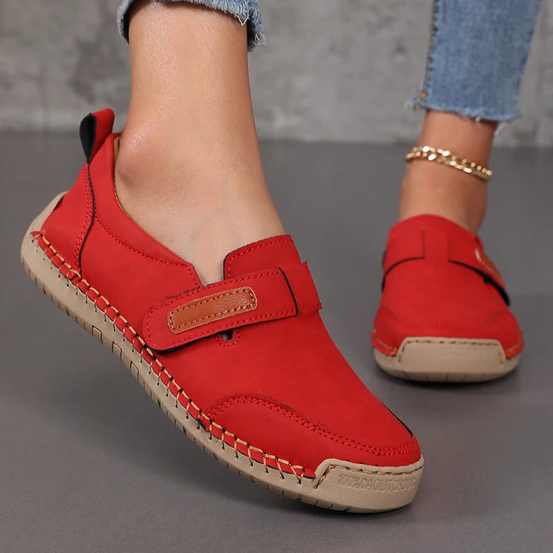 Handmade Leather Women Shoes Casual Comfortable Slip on Loafers Women Leather Shoes Moccasins Walking Shoes Summer Direct Sales - Buy online at  Vibe In Cart.