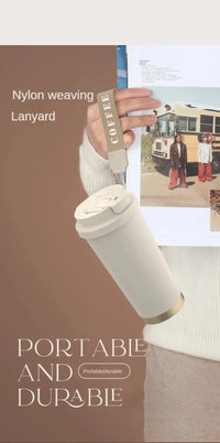 Large Capacity Ceramic Vacuum Flasks Reusable Double Wall Thermoses Stainless Steel Coffee Mug Insulated Cup Home Drinkware - Buy online at  Vibe In Cart.