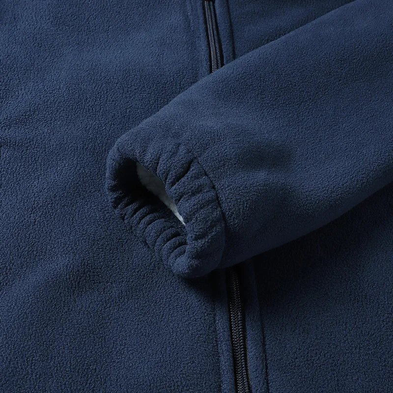 Winter Outdoor Fishing Leisure Windproof Thick Lamb Wool Jacket Comfortable Warm Breathable Men's Stand Up Collar Cotton Jacket - Buy online at  Vibe In Cart.