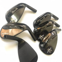 Golf Wedges Black 50 52 54 56 58 60 Degree With Steel Shaft