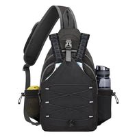 Large Capacity Pickleball Crossbody Sling Bag in Polyester for Men and Women