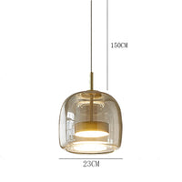 Assembly Required Dimmable Cord Pendant Lights for Living Room