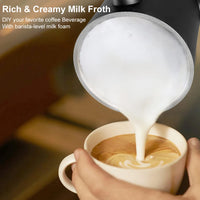 Electric Milk Frother Automatic Rotary Foamer for Coffee Cappuccino Latte 4 in 1 Hot and Cold Foam Maker Milk Frother Foamer - Buy online at  Vibe In Cart.
