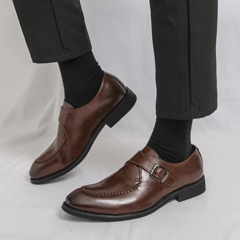 Golden Sapling Men's Formal Shoes Dress Flats Comfortable Derby Loafers Casual Business Men Shoe Fashion Leather Male Footwear - Buy online at  Vibe In Cart.