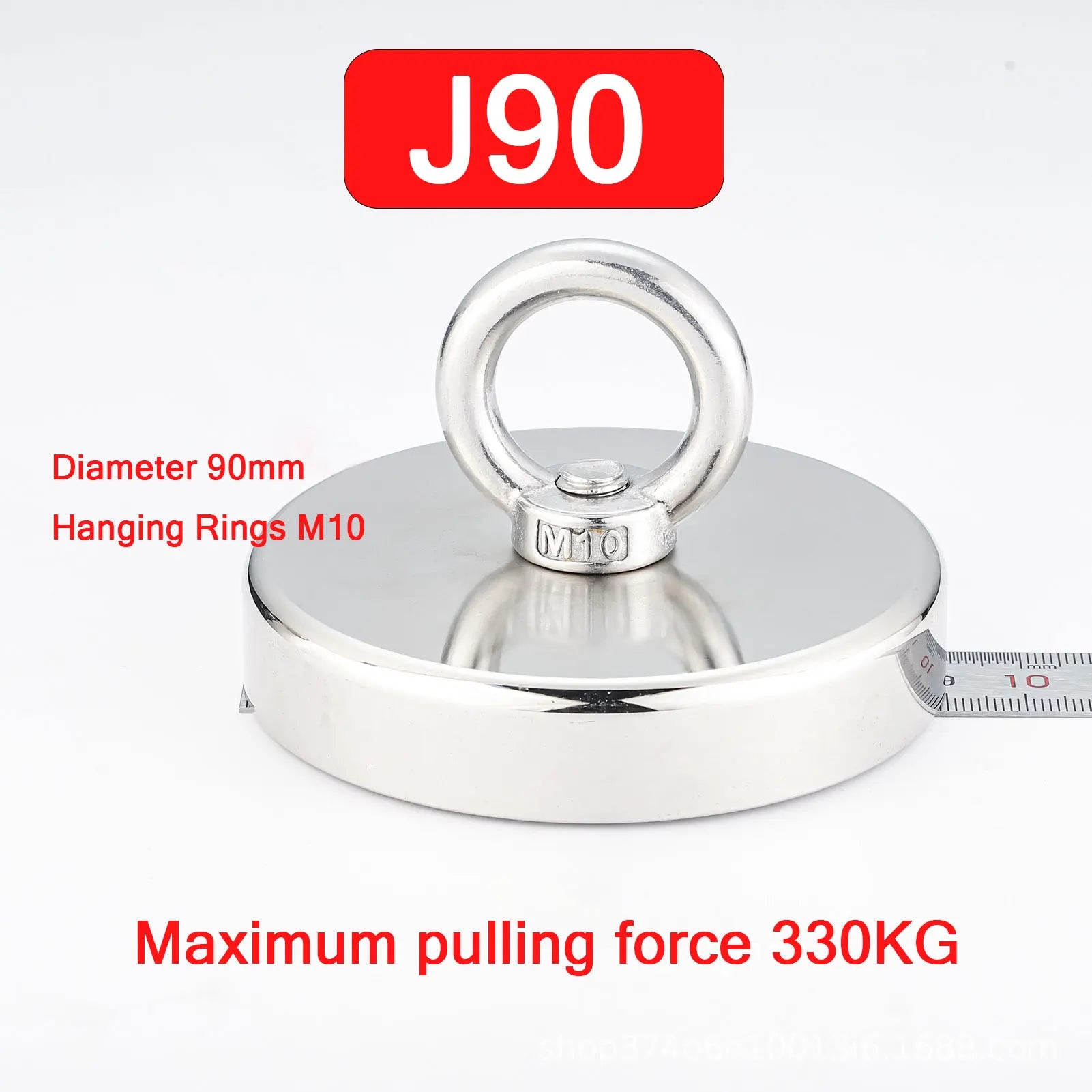 D48 D60 D75 D90 Super Strong Neodymium Fishing Magnets, Rare Earth Magnet with Countersunk Hole Eyebolt for Retrieving in River - Buy online at  Vibe In Cart.