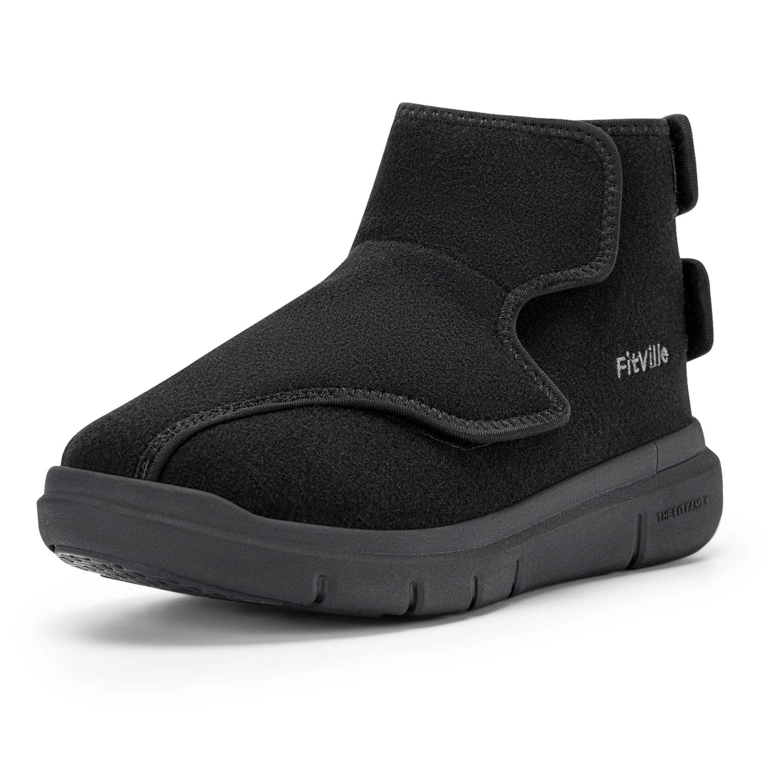 FitVille Wide Diabetic Winter Boots For Men Fully Adjustable Straps Men‘S Snow Boots Wide Neuropathy With Warm Fur Lining - Buy online at  Vibe In Cart.