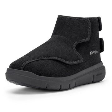 FitVille Wide Diabetic Winter Boots For Men Fully Adjustable Straps Men‘S Snow Boots Wide Neuropathy With Warm Fur Lining - Buy online at  Vibe In Cart.