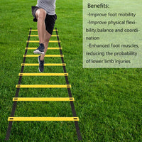 Agility Ladder Removable For Speed Training and Sports Flexibility Portable Agility Football Training Energy Ladder Equipment - Buy online at  Vibe In Cart.