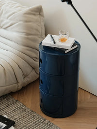 Round bedside table nordic plastic Bedside cabinet for bedroom small side end table nightstand Storage locker - Buy online at  Vibe In Cart.