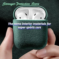 Artificial Suede Leather Protective Case for Earphones