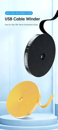 5m Nylon Tearable Cable Management Organizer, 10mm Width