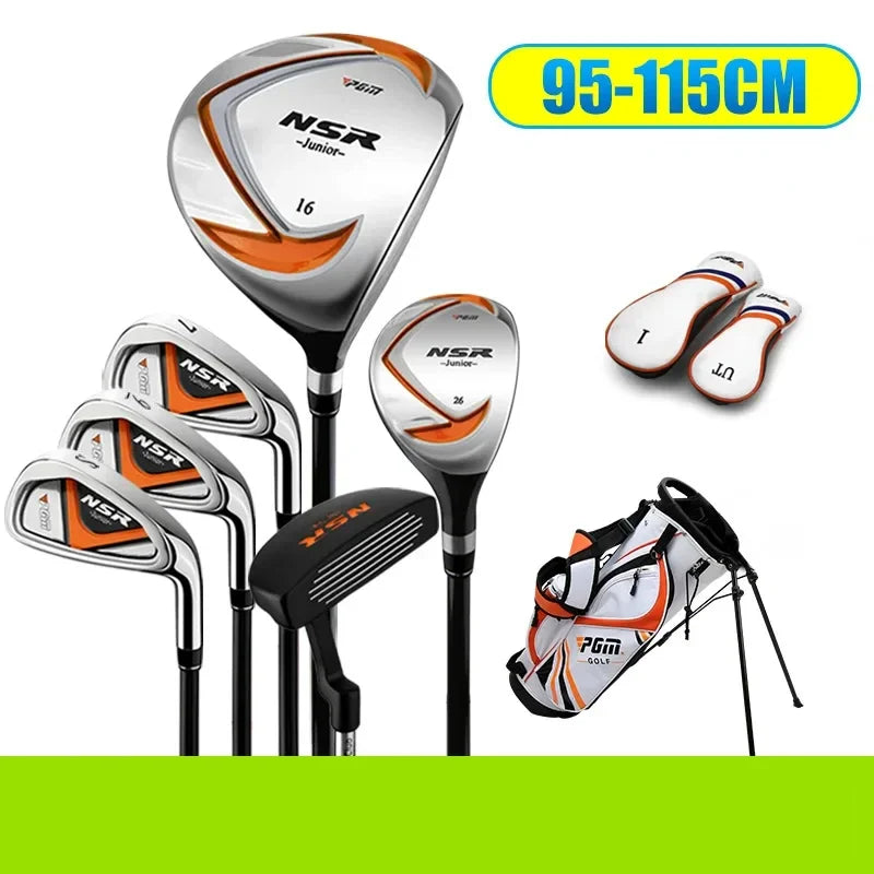 Children's Right Handed Golf Clubs Set with Bag and Headcover for Kids 95-155cm