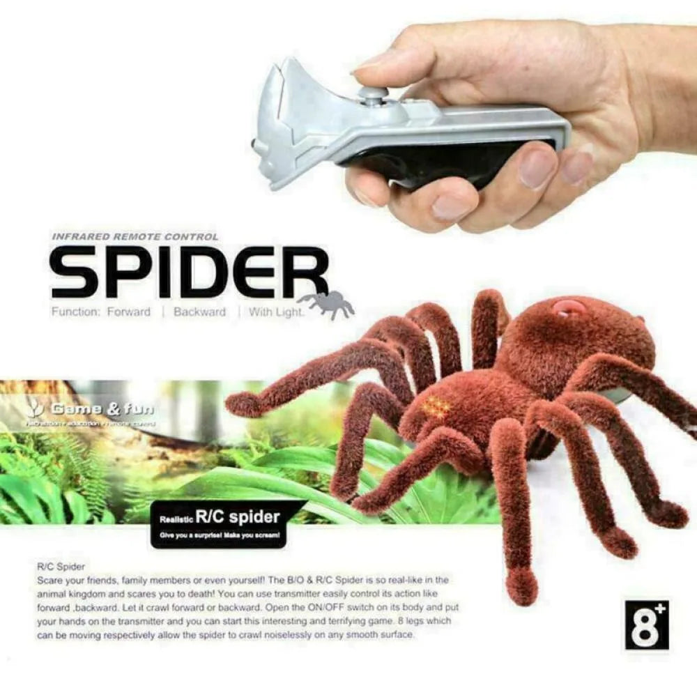 Spider Tricky Toys April Fools ' Day Spider Toy Simulation Spider Remote Control Spider Scary Toy
