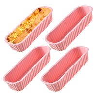 1/4Pcs Mini Household Rectangular Silicone Mold Candy Toast Mould Bread DIY Kitchen Supplies Cake Bakeware Pan Baking Tools - Buy online at  Vibe In Cart.