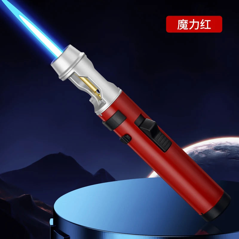 Windproof Butane Gas Torch Lighter for Kitchen and Cigar Use