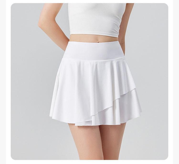Tennis Skirt for Women with Sun Protection Athletic High-waisted Sun Block Skort Pleated Golf High-Waisted Pleated Shorts Bottom - Buy online at  Vibe In Cart.
