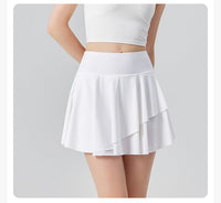 Tennis Skirt for Women with Sun Protection Athletic High-waisted Sun Block Skort Pleated Golf High-Waisted Pleated Shorts Bottom - Buy online at  Vibe In Cart.