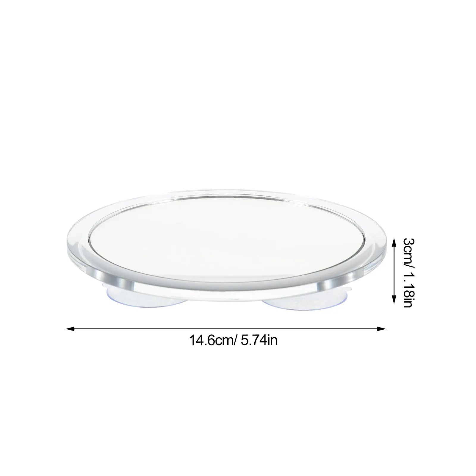 15x Magnification Mirror With Suction Cup Blackhead Compact Remove Pores Tool Bathroom Makeup Mirror Single Side - Buy online at  Vibe In Cart.