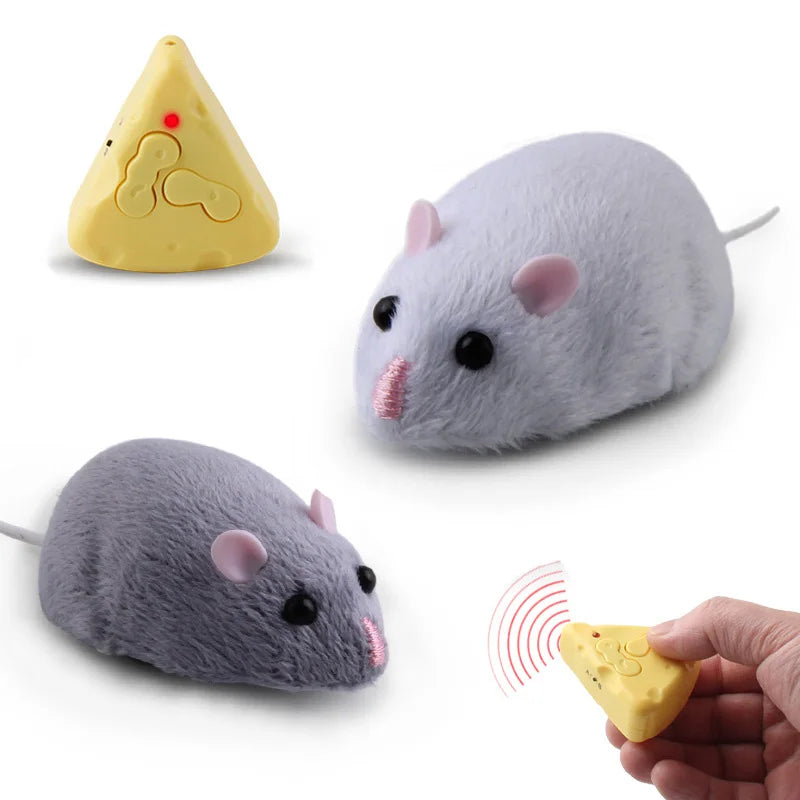 Remote Control Electric Simulation Mouse Toy for Kids and Pets