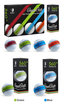 Caiton 12/3pcs 3-Layer PU Putter Golf Ball, 360° Precision Stable Shooting Line, Enhancing Putting Accuracy and Stability - Buy online at  Vibe In Cart.