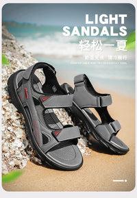 Mens Sports Sandals Outdoor Hiking Waterproof Beach Sports Mens Sandals Summer Open Toe Adjustable Laces - Buy online at  Vibe In Cart.
