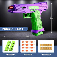 2011/M92 Tactical Shell Ejceting Toy Gun Continuous Firing EVA Soft Bullet Outdoor CS Shooting Pistol Children's Birthday Gift - Buy online at  Vibe In Cart.