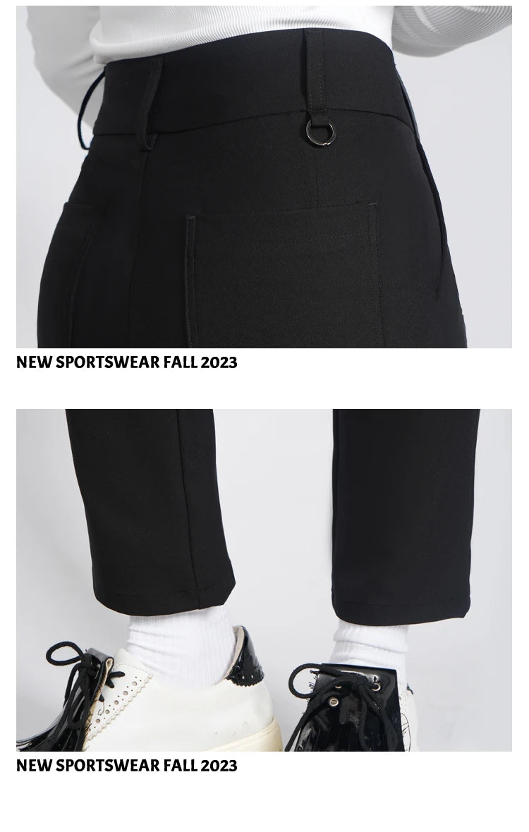 Golf Women's Pants Sttraight High Waist Causal Sportswear Elastic Brethable Golf Tennis Trousers - Buy online at  Vibe In Cart.