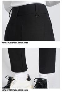 Golf Women's Pants Sttraight High Waist Causal Sportswear Elastic Brethable Golf Tennis Trousers - Buy online at  Vibe In Cart.