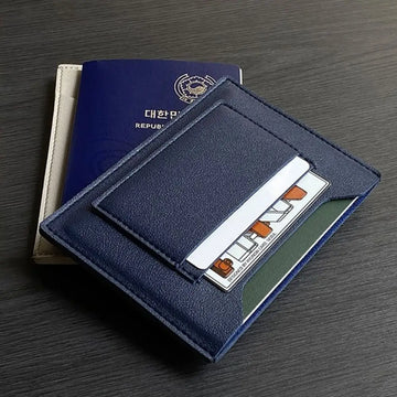 Waterproof PU Passport Cover with Multi-Slots, Large Capacity, 14.2cm