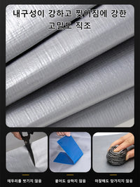 Thickened Sunshade Tarpaulin Truck Outdoor Sunscreen Tarpaulin Waterproof Double Silver Thickened Sunshade Cloth Rainproof Cloth - Buy online at  Vibe In Cart.