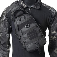 Camping Chest Bag Tactical Backpack for Men Sports Shoulder Outdoor Hiking Climbing Cycling Fishing MOLLE Sling EDC Fanny Pack - Buy online at  Vibe In Cart.