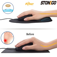 EVA Foam Mouse Pad with Wrist Rest for Laptops and Notebooks