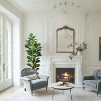 5/6/7 FT Artificial Fiddle Leaf Fig Tree with Pot Faux Trees with Artificial Plants Fiddle Leaves Greenery Fake Tree for Home - Buy online at  Vibe In Cart.