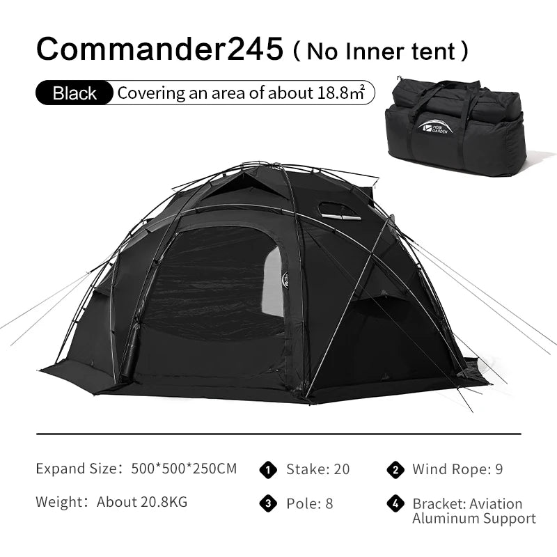 Waterproof Windproof Nylon Camping Dome Tent for 3-4 People