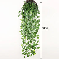 90cm Artificial Plant Vine Home Decoration Hanging Plastic Leaf Grass Garland Outdoor Wedding Party Decorations Fake Rattan Ivy - Buy online at  Vibe In Cart.