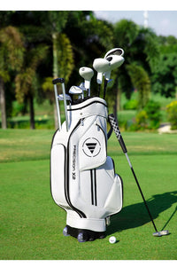 Waterproof PU Golf Ball Bag with Wheel and High Capacity