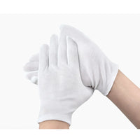5Pair White Cotton Gloves Full Finger Men Women Waiters/drivers/Jewelry/Workers Mittens Sweat Absorption Gloves Hands Protector - Buy online at  Vibe In Cart.