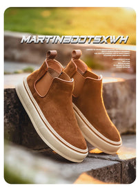 Mens Oxford Boots Stylish High Top Sneakers Casual Sports Shoes British Style - Buy online at  Vibe In Cart.