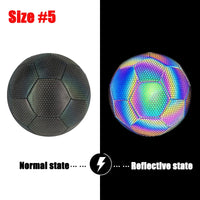 2026 Reflective Football Standard Size 5 Size 4 Indoor Outdoor Training Colorful Soccer Ball High Quality PU Match Game futbol - Buy online at  Vibe In Cart.